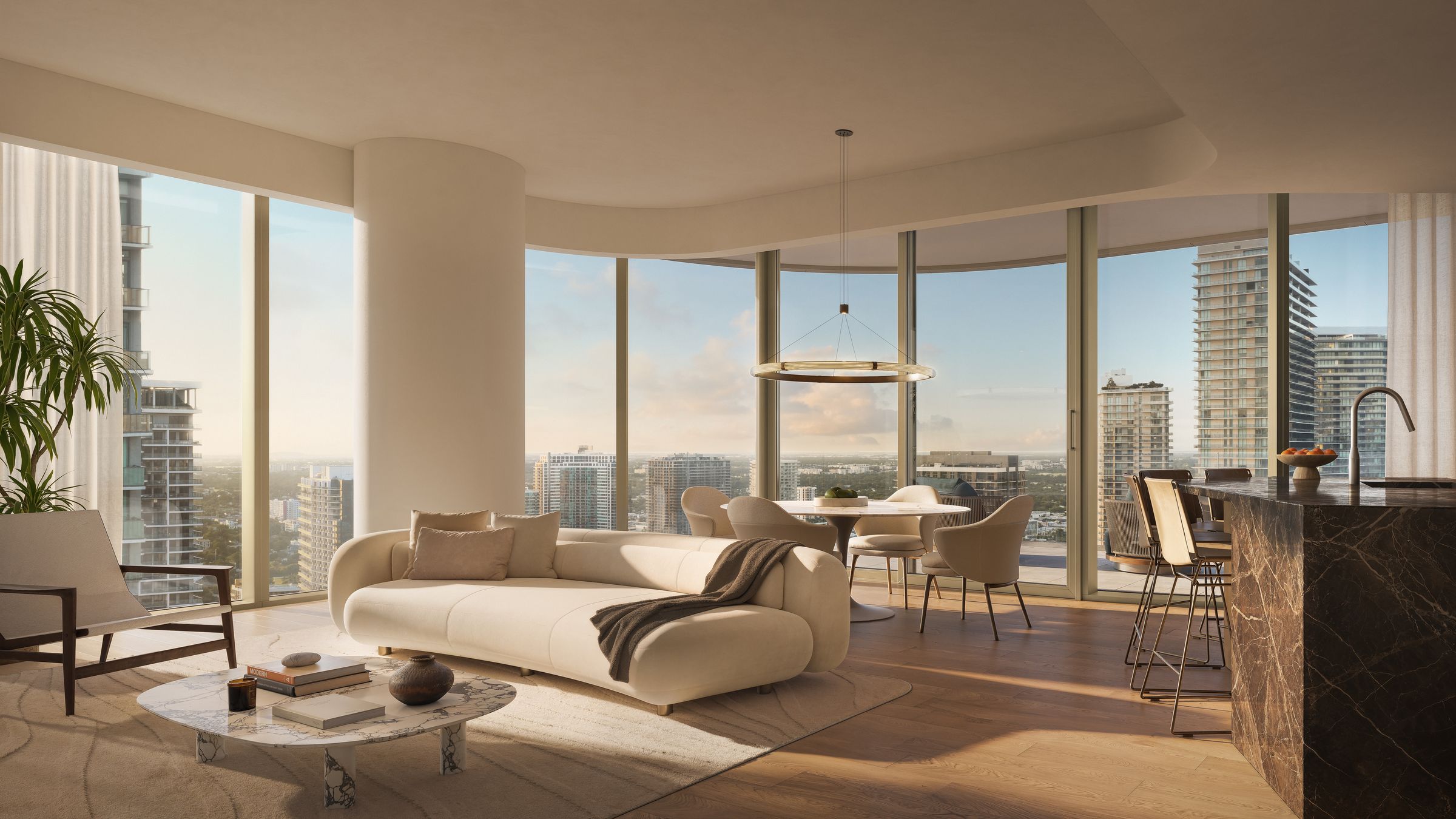 LILLI residence living room facing west